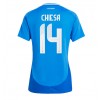 Italien Federico Chiesa #14 Heimtrikot EM 2024 Kurzarm